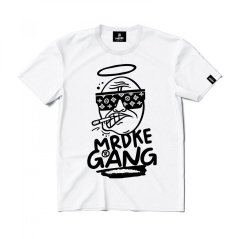 Triko Mrdke Gang white black
