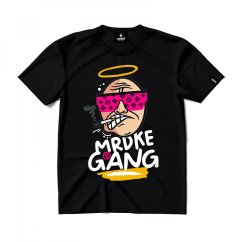 Triko Mrdke Gang black purple neon
