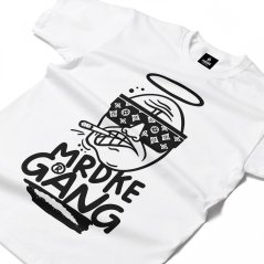 Triko Mrdke Gang white black