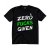 Triko Zero Fucks Given black green neon