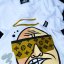 Triko Mrdke Gang white gold - Velikost: M