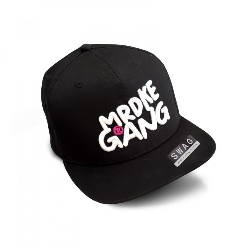 Snapback Mrdke Gang black white - Velikost: UNI