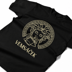 Triko VEMSÁČEK GOLD - black
