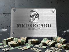 MRDKE CARD - ocelová celoroční škrabka do peněženky