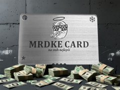 MRDKE CARD - ocelová celoroční škrabka do peněženky