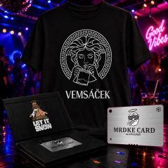 Večírek Starter Pack (Triko VEMSÁČEK + MRDKE Card)