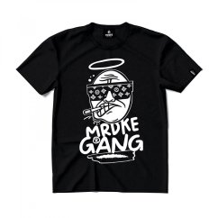 Triko Mrdke Gang black white