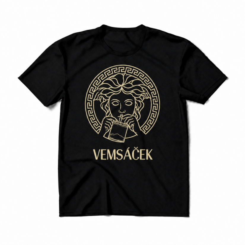 Triko VEMSÁČEK GOLD - black