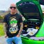 Triko Mrdke Gang black green neon