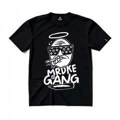 Triko Mrdke Gang black white