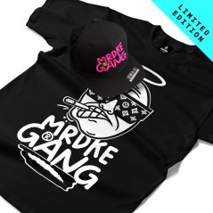 Triko Mrdke Gang black snapback black purpur LIMITED EDITION