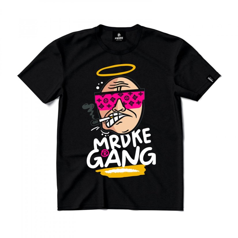 Triko Mrdke Gang black purple neon