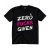Triko Zero Fucks Given black purple neon