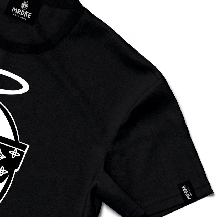 Triko Mrdke Gang black white - Velikost: 3XL