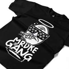 Triko Mrdke Gang black white